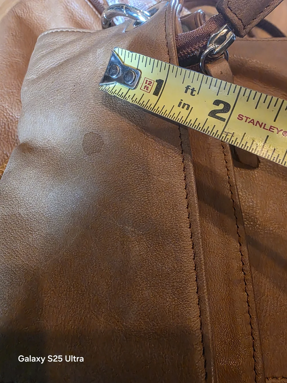 Valentina Tan Leather Crossbody Bag - Classic Everyday Carry